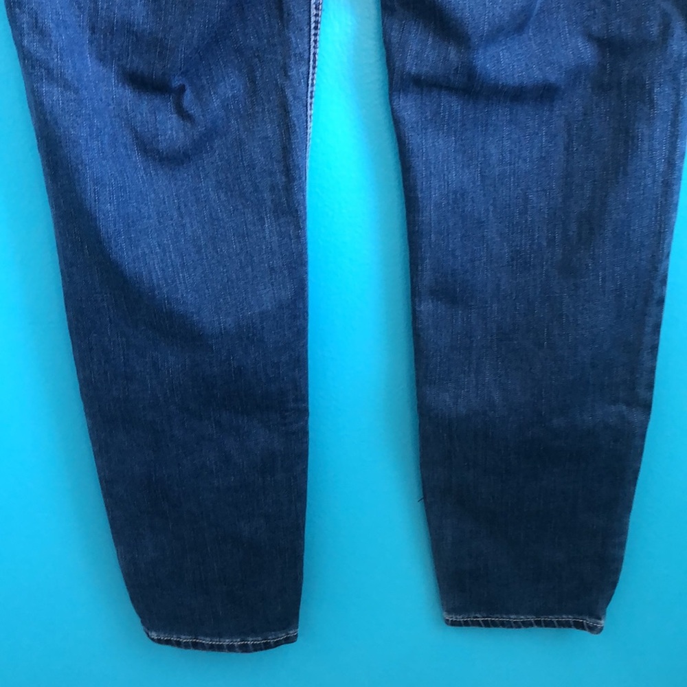 Embroidered Floral Jeans Boho Festival Straight Leg Size 6 Baccini - Picture 10 of 16